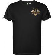 Estoril koszulka męska z krótkim rękawem, 2xl, czarny