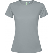 Estoril damska koszulka z krótkim rękawem, 2xl, szary