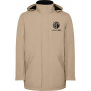 America męska ocieplana kurtka typu parka, 3xl, brazowy