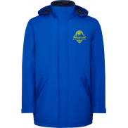 America męska ocieplana kurtka typu parka, l, niebieski