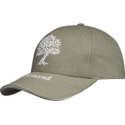 Pudełko z wzorami czapek z recyklingu, biały