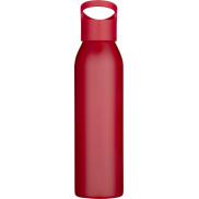 Sky jednościenna butelka na wodę o pojemności 650 ml wykonana ze stali nierdzewnej z recyklingu z certyfikatem RCS, czerwony