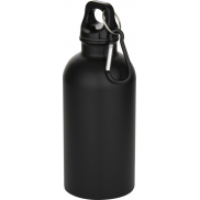 Oregon butelka na wodę o pojemności 400 ml z karabińczykiem posiadająca certyfikat RCS, wykonana ze stali nierdzewnej z jednowar
