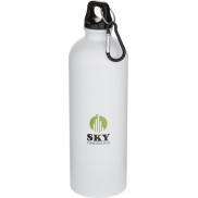 Oregon butelka na wodę o pojemności 750 ml z karabińczykiem i jednowarstwową ścianką ze stali nierdzewnej, posiadająca certyfika