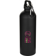 Oregon butelka na wodę o pojemności 750 ml z karabińczykiem i jednowarstwową ścianką ze stali nierdzewnej, posiadająca certyfika