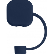 Sip silikonowa osłona słomki , niebieski