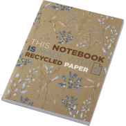 Notatnik A5 Novella Austen z miękką okładką z materiału z recyklingu, papier pakowy — 100 kartek, piasek pustyni