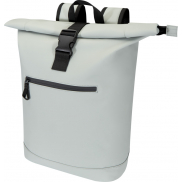 Resi Plus plecak na 15-calowego laptopa o pojemności 18 l z recyklingu, z certyfikatem GRS i zwijaną górną częścią, szary