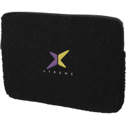 Bear 13-calowe etui sherpa na laptopa z recyklingu z certyfikatem GRS, o pojemności 2 l, czarny