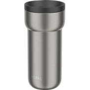 Mepal Ellipse kubek termiczny ze stali nierdzewnej o pojemności 375 ml, czarny