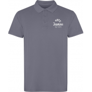 Austral koszulka polo unisex z krótkim rękawem , xs, szary