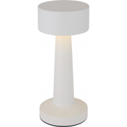 Aludra lampa stołowa z możliwością ładowania i ściemniania, z 3 trybami świecenia, biały