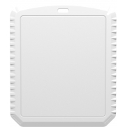 Thrym prostokątna skrobaczka do lodu wykonana z tworzyw sztucznych pochodzących z recyklingu, biały