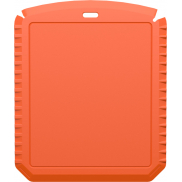 Thrym prostokątna skrobaczka do lodu wykonana z tworzyw sztucznych pochodzących z recyklingu, pomarańczowy