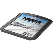 Thrym prostokątna skrobaczka do lodu wykonana z tworzyw sztucznych pochodzących z recyklingu, czarny