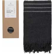 Originalhome tkanina z recyklingu — 85 x 175 cm, czarny