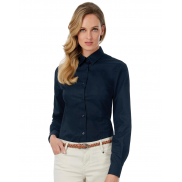 Bluzka Twill z długimi rękawami Sharp LSL/women - black