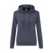 Damska Bluza z kapturem Classic - heather navy