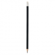 Naturalny ołówek z gumką - czarny