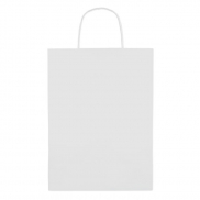 Paprierowa torebka duż 150 gr - biały