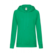 Damska lekka bluza z kapturem Ladies - kelly green