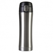 Kubek termiczny Secure 400 ml, srebrny