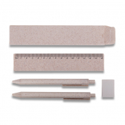 Zestaw szkolno-biurowy Ora, beżowy