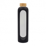 Butelka ze szkła borokrzemowego Richmond 1100 ml, czarny