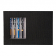 Pudełko do prezentacji długopisów Haga, czarny