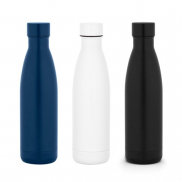 RE-BUFFON L. Termos ze stali nierdzewnej pochodzącej w 90% z recyklingu o pojemności 810 ml - Satynowy srebrny