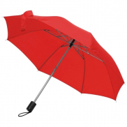 Parasol manualny Ø81 cm LILLE - czerwony