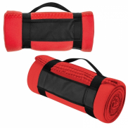 Koc z polaru NASHVILLE 170 g/m² - czerwony