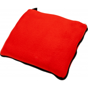 Koc z polaru/poduszka 2w1 RADCLIFF 170 g/m2 - czerwony