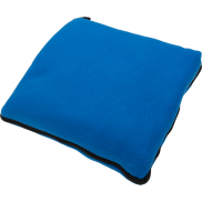 Koc z polaru/poduszka 2w1 RADCLIFF 170 g/m2 - niebieski