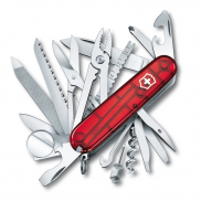 Scyzoryk SwissChamp transparentny Victorinox - czerwony