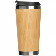 Kubek termiczny BAMBOOGARDEN 400 ml - beżowy