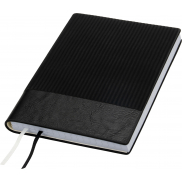 Notes A6 w kratkę ELVERUM - czarny