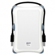 Przenośny dysk Armor A30, 1TB Silicon Power - biały