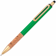 Długopis metalowy touch pen CAPRI - zielony