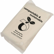 Poncho przeciwdeszczowe biodegradowalne FLEURUS - przeźroczysty