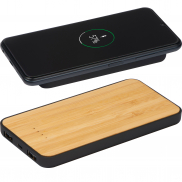 Ładowarka indukcyjna z power bankiem 8000 mAh MILAN - beżowy