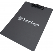 Podkładka do pisania z klipsem - szary
