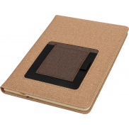 Notes A5 w kropki TILBURG - beżowy