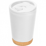 Kubek plastikowy PRESTON 280 ml - biały