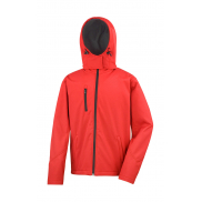 Softshell z kapturem TX Performance - red/black