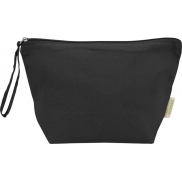 Odisha duża organiczna saszetka z certyfikatem OCS na akcesoria o gramaturze 180 g/m², 3 l , czarny