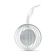 Owalna dekoracja ze wstążką