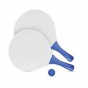 Plażowy komplet tenisowy - niebieski