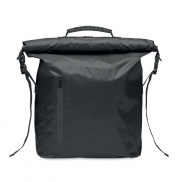 Wodoodporna torba RPET rolltop - czarny