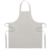 Fartuch z bawełny z recyklingu - szary